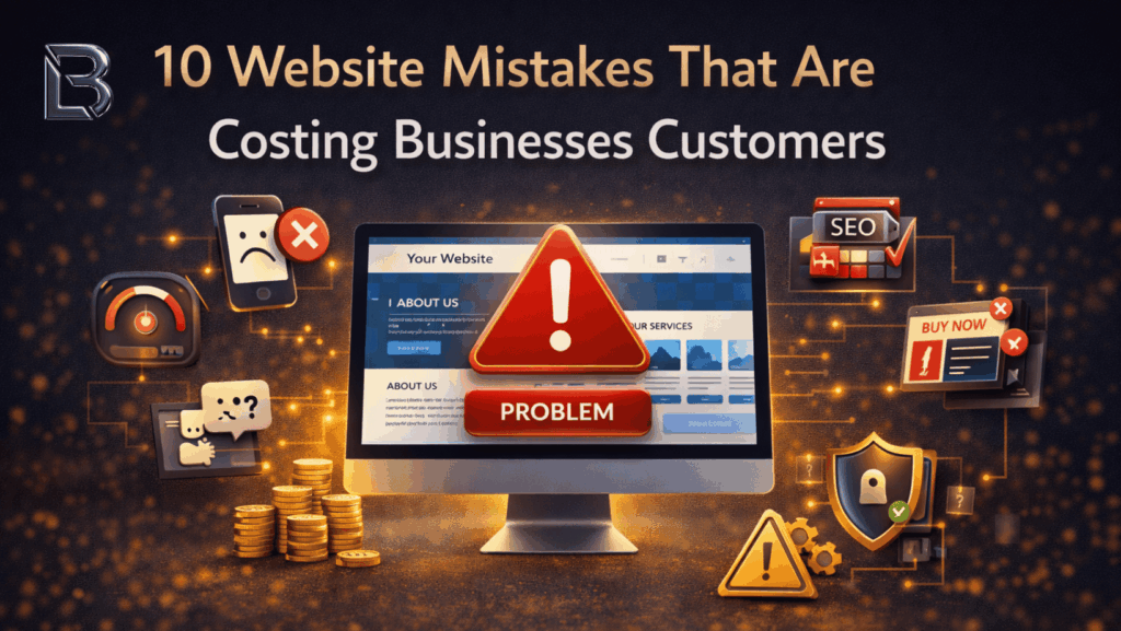 10 Website Mistakes That Are Costing Businesses Customers
